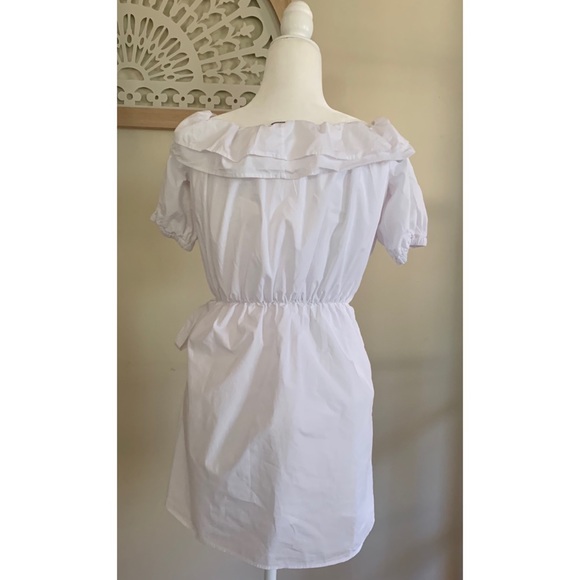 Lovers + Friends White Ruffle Side Tie Mini NEW - Picture 5 of 10